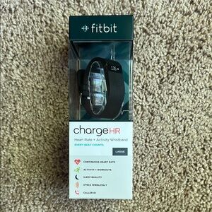 Fitbit Charge HR Heart Rate + Activity Wristband - Black